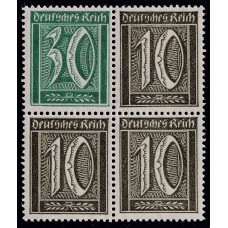 ALEMANIA 1921 ESTAMPILLAS SE-TENANT ZUSAMMENDRUCKE NUEVAS MINT MI S33 +10 €
